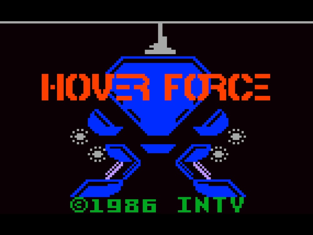 Title Screen of Hover Force for Intellivision